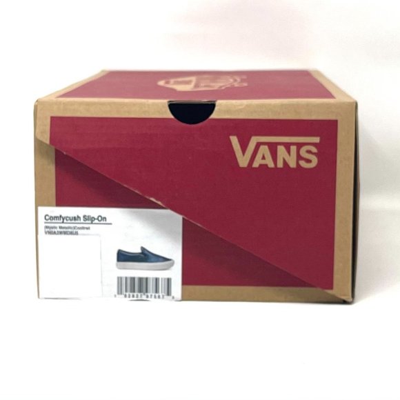 VANS Shoes Comfy Cush Mystic Night Sky Color Metal Touch Shoes Women VN0A3WMD8U5 - Picture 11 of 12